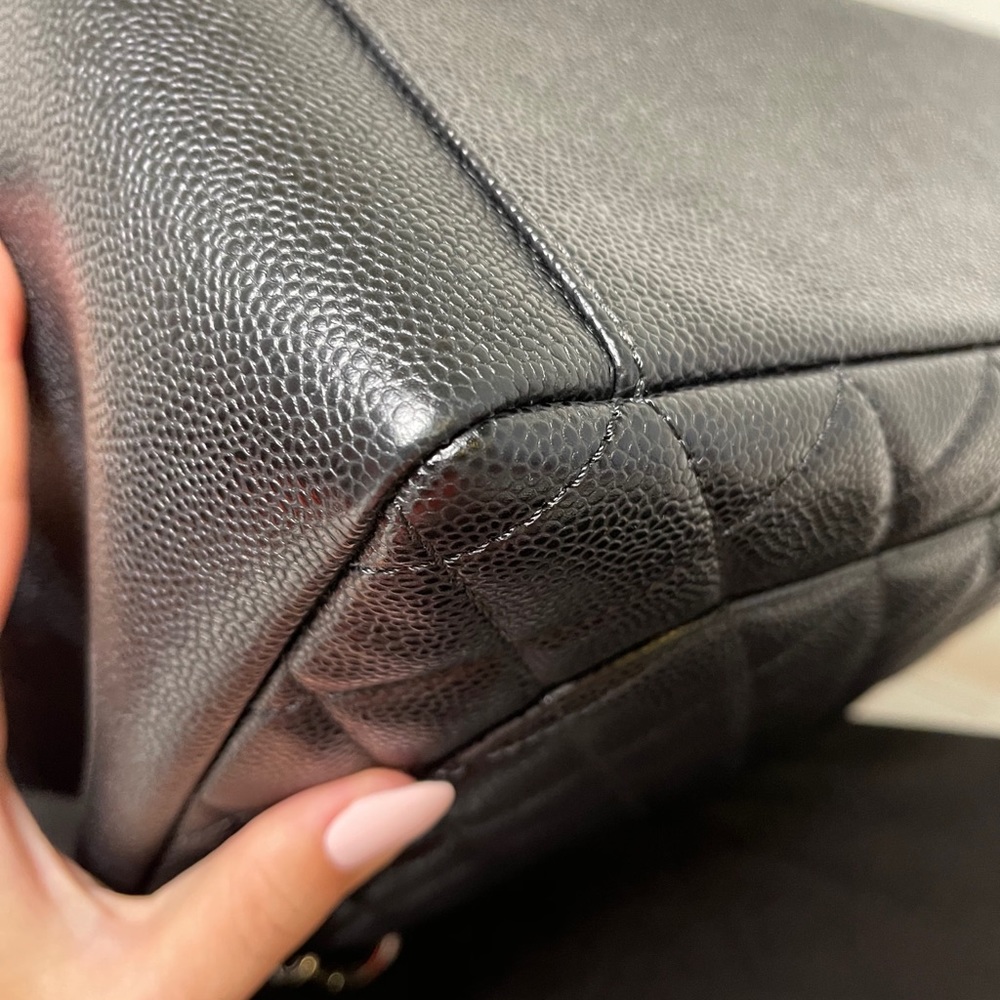 Chanel GST grand shopping tote black caviar - Picture 5 of 10